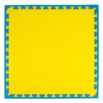 Standard sárga-kék szőnyeg 2,5 cm óvodákba
